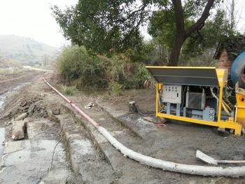 Electric mortar pump