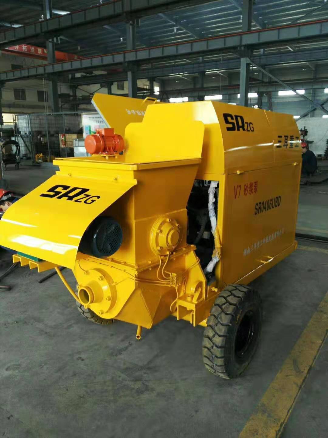 mortar spraying pump