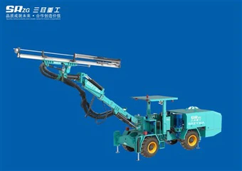 Jednoramenný vrtací vůz pro hloubení hornin